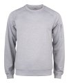 Heren Sweater Clique Basic Grijs Melange